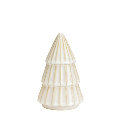 Keramik Tannenbaum Forest 15 cm weiß