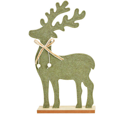 Aufsteller Hirsch Filz dunkelgrün