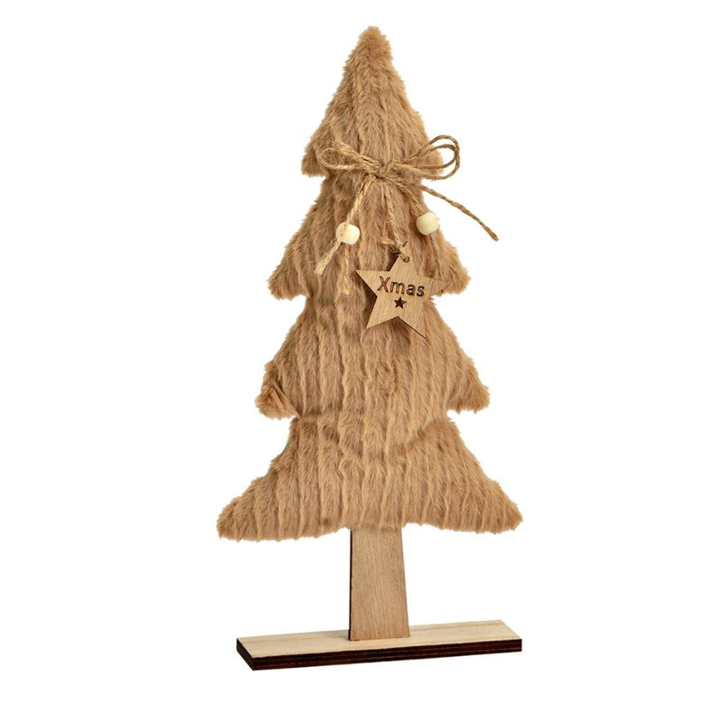 Aufsteller Tanne XMAS braun