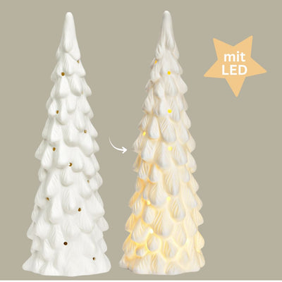 LED Tannenbaum 30,5  cm weiß