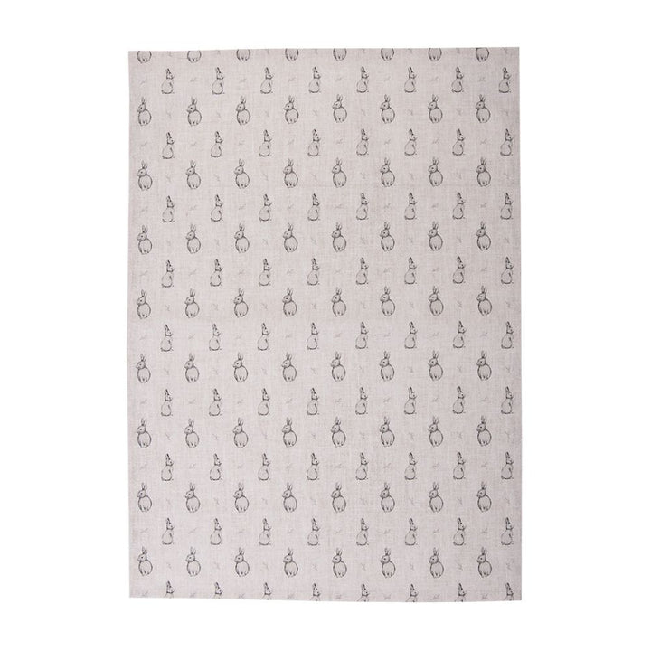 Geschirrtuch Kaninchen beige