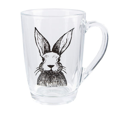 Teeglas Kaninchen Halvar grau