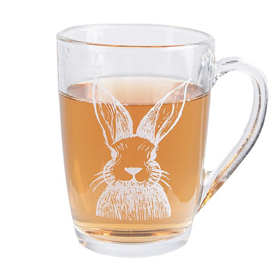 Teeglas Kaninchen Halvar weiß