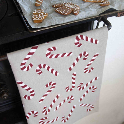 Küchenhandtuch Zuckerstangen