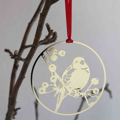 Dekoanhänger Wintervogel