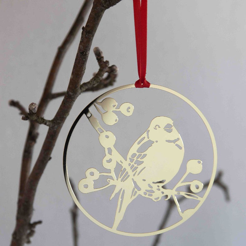 Dekoanhänger Wintervogel
