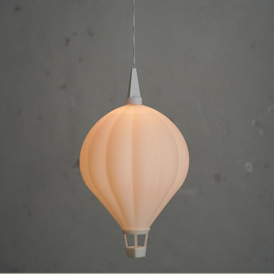 Leuchtschirm Heißluftballon Wellen groß
