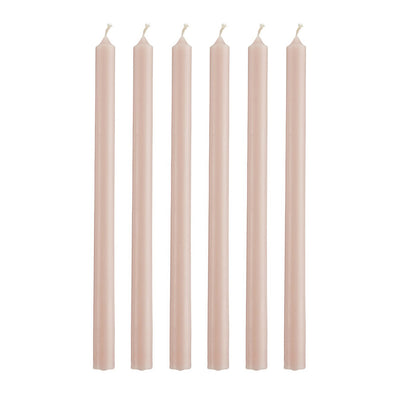 IB Laursen Stabkerzen Hege schmal rosa 6er-Set