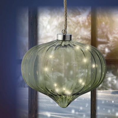 Micro LED Zwiebel zum Aufhängen grün