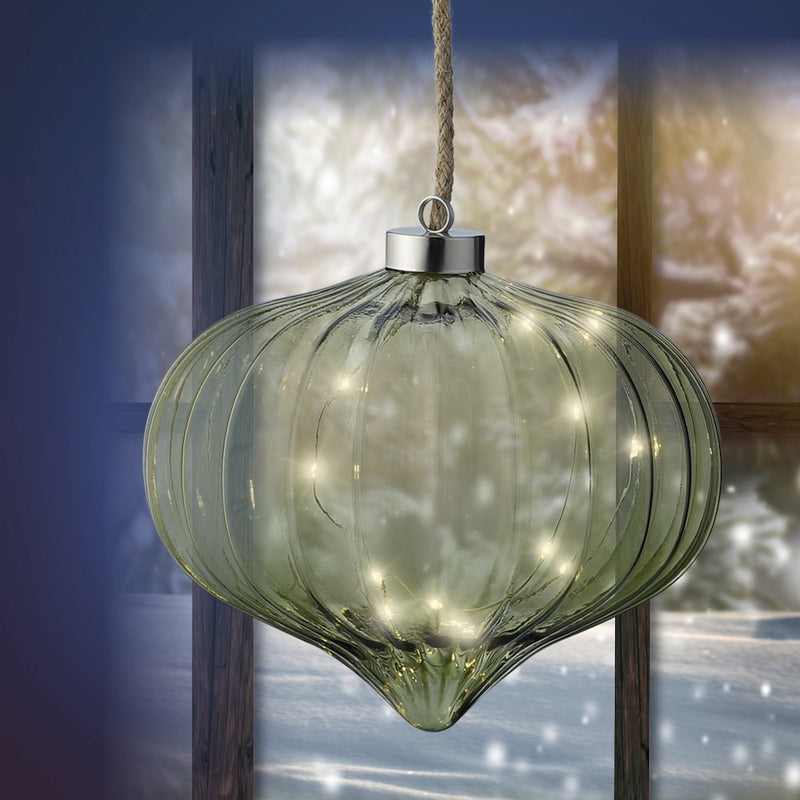 Micro LED Zwiebel zum Aufhängen grün