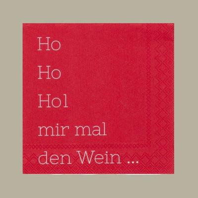 Räder Cocktailserviette Ho Ho Hol mir mal den Wein