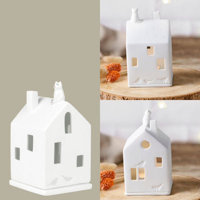 RAEDER Lichthaus Lebkuchenhaus groß Blanc RAEDER Lichthaus Lebkuchenhaus groß Blanc