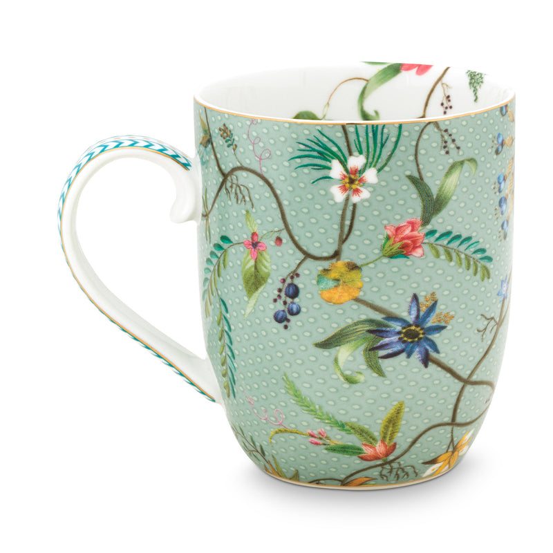Pip Studio Tasse Jolie Flowers blau klein