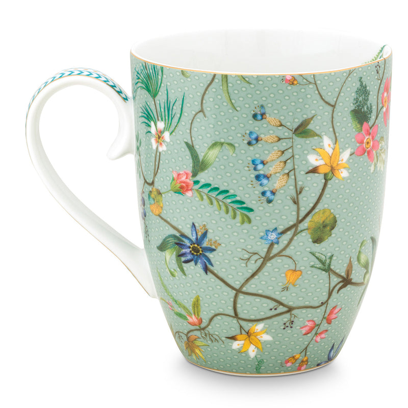 Pip Studio Tasse Jolie Flowers blau groß
