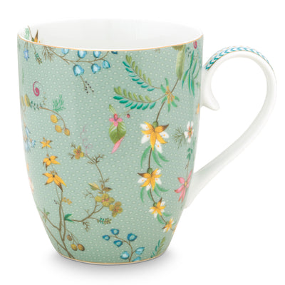 Pip Studio Tasse Jolie Flowers blau groß