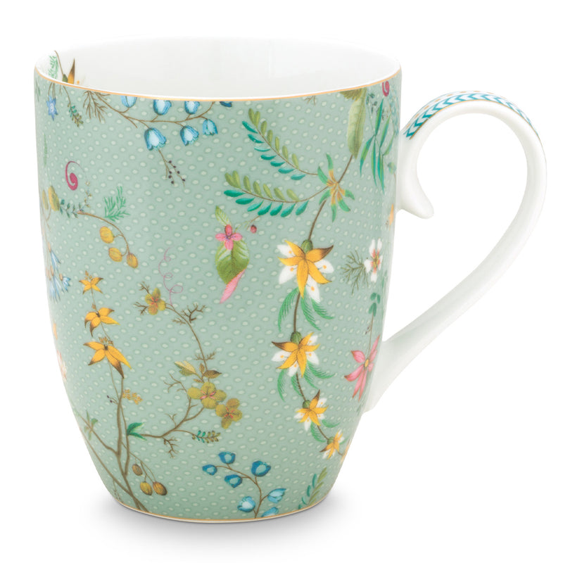 Pip Studio Tasse Jolie Flowers blau groß