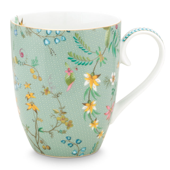 Pip Studio Tasse Jolie Flowers blau groß