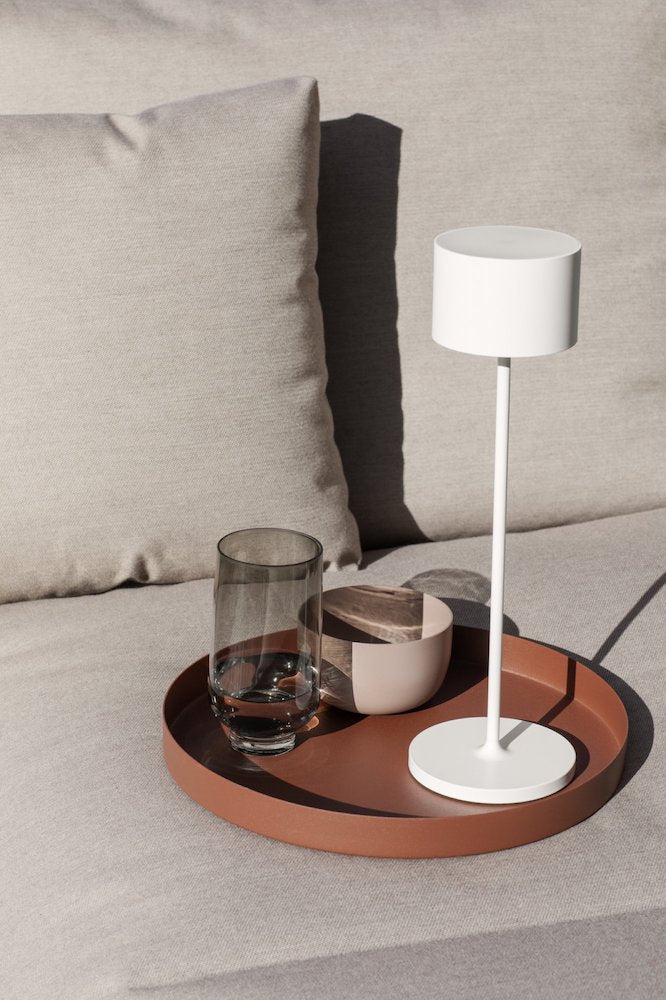 Blomus Mobile LED-Tischleuchte Farol White