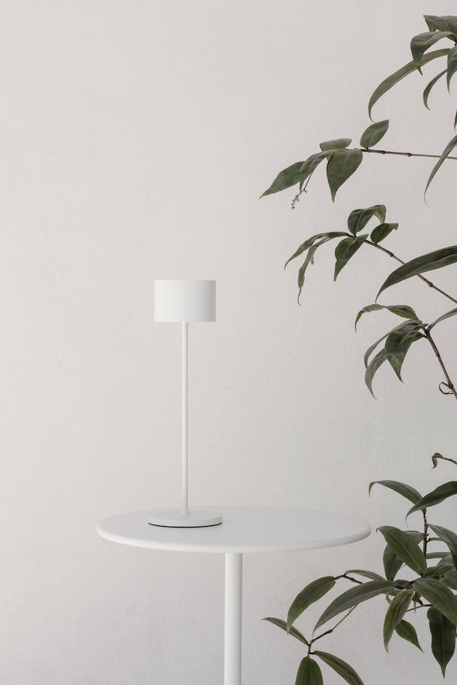 Blomus Mobile LED-Tischleuchte Farol White