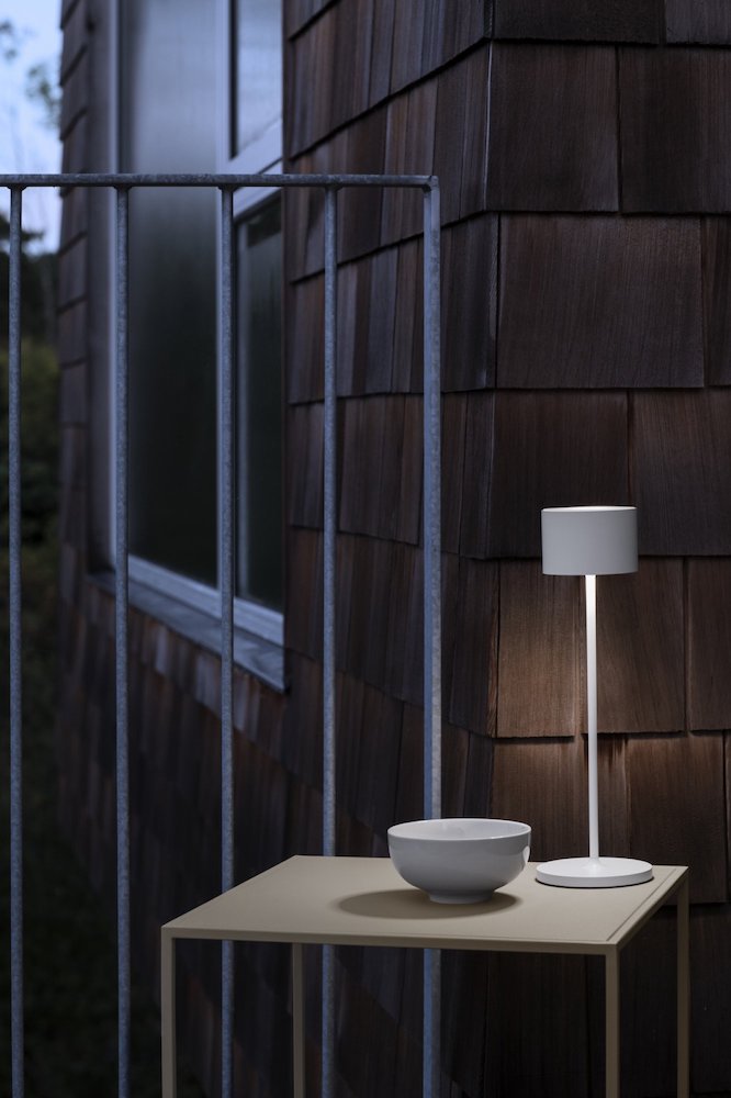 Blomus Mobile LED-Tischleuchte Farol White