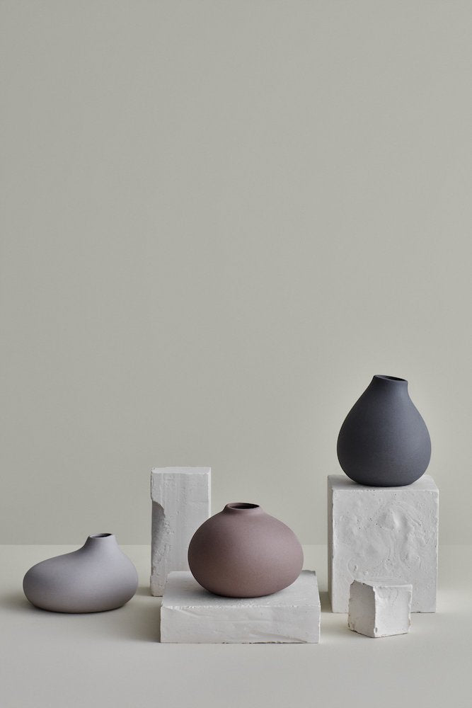 Blomus Vase Nona Pewter 3er-Set