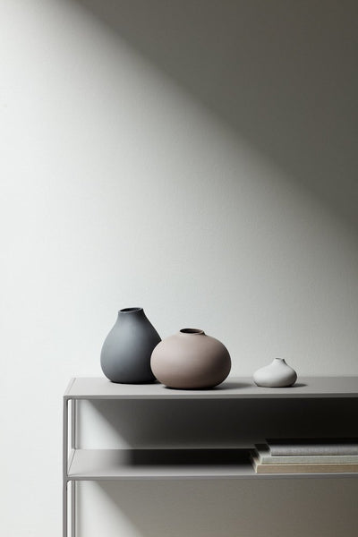 Blomus Vase Nona Pewter 3er-Set