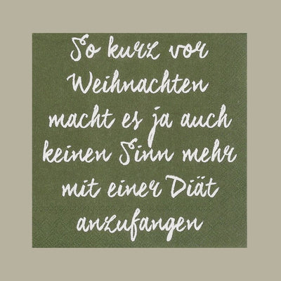 Räder Cocktailserviette So kurz vor Weihnachten