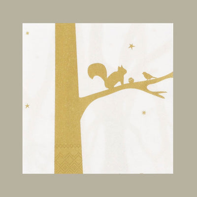 Räder Cocktailserviette Eichhörnchen