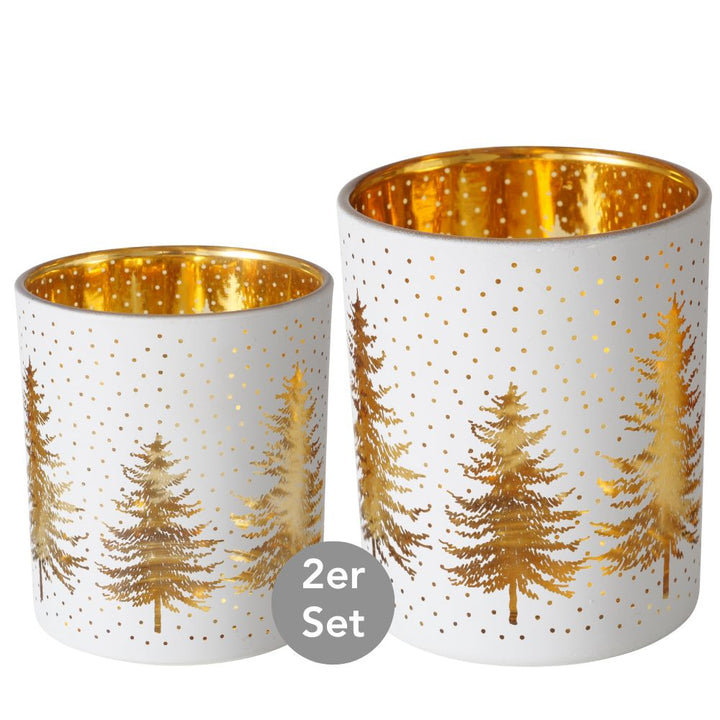 Windlicht Tannenbaum Halvard 2er-Set