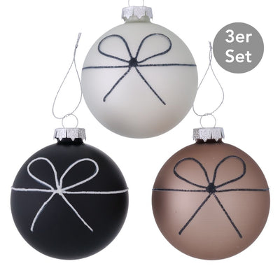 Weihnachtskugel Helga 3er-Set