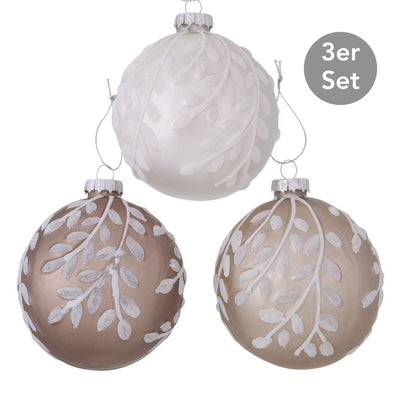 Weihnachtskugel Ida 3er-Set
