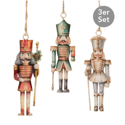 Dekohänger Nussknacker 3er-Set