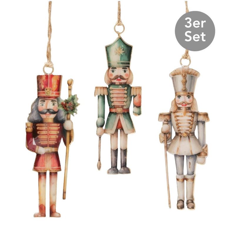Dekohänger Nussknacker 3er-Set
