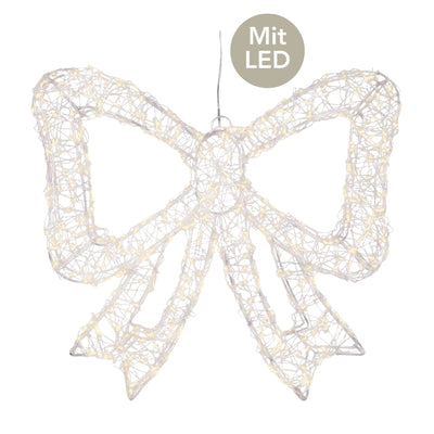 Micro LED Schleife silberfarben
