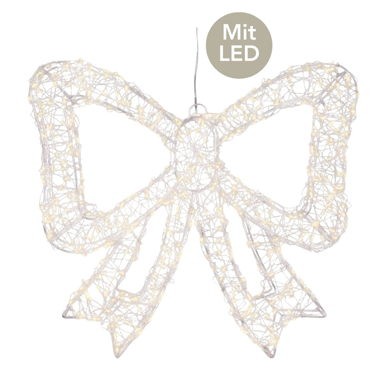 Micro LED Schleife silberfarben