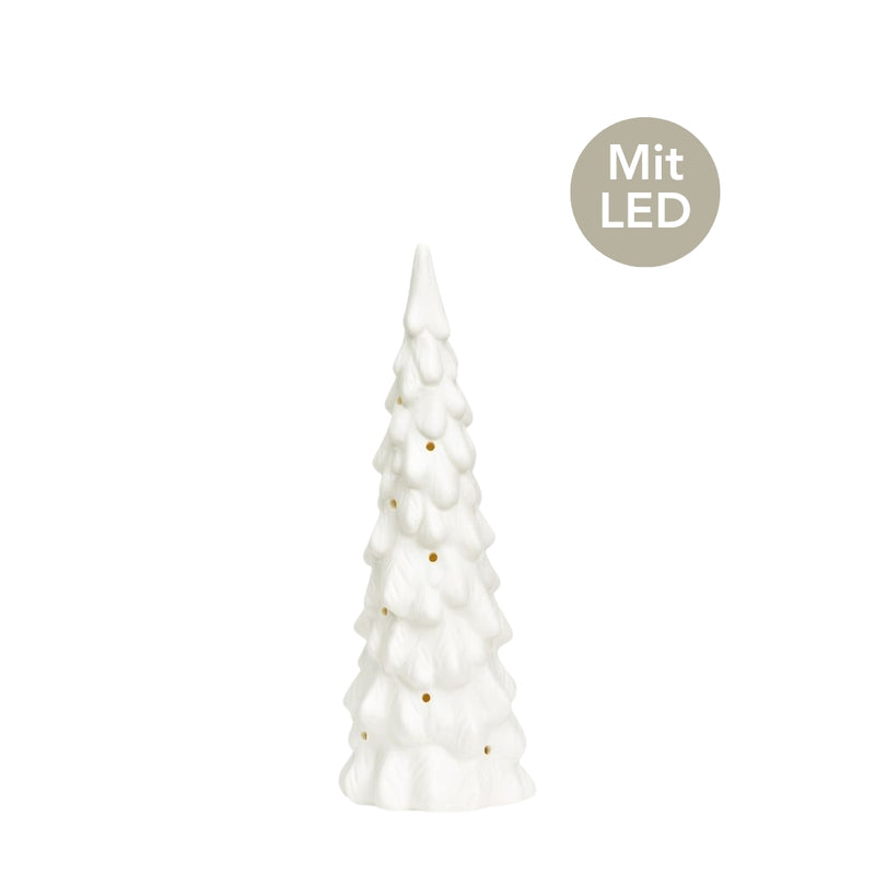 LED Tannenbaum 14 cm weiß