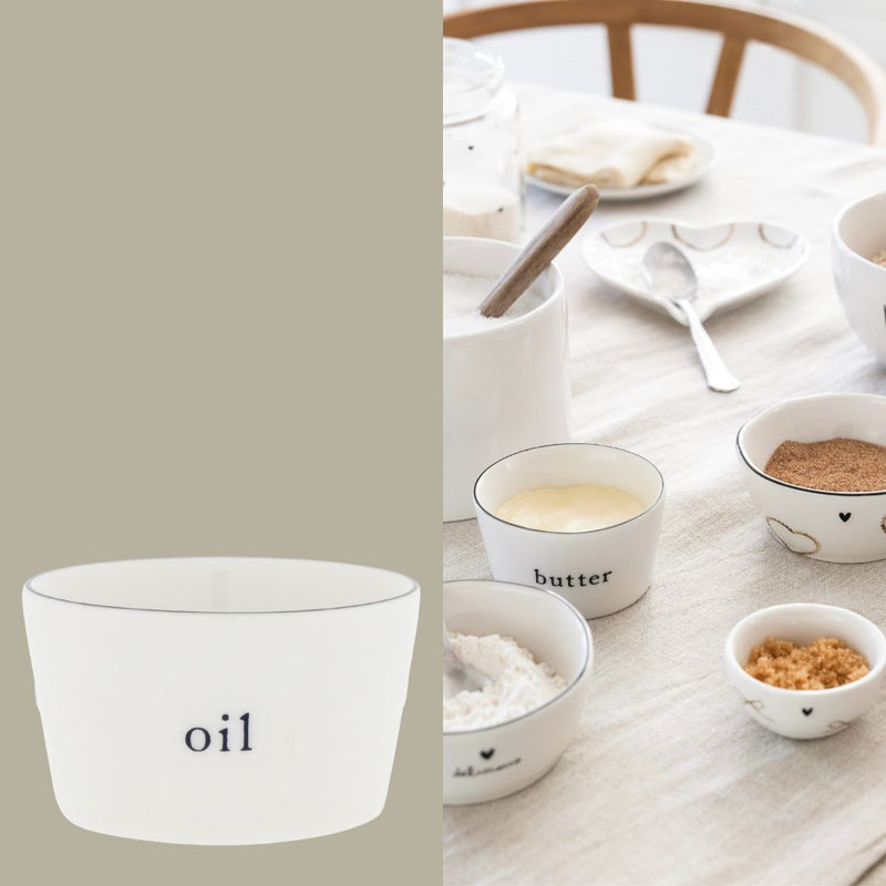 Bastion Collections Schale Oil schwarz klein