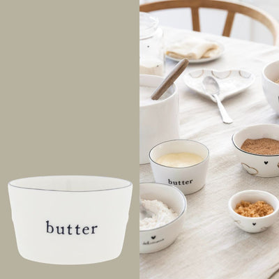 Bastion Collections Schale Butter schwarz klein
