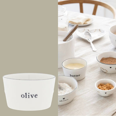Bastion Collections Schale Olive schwarz klein