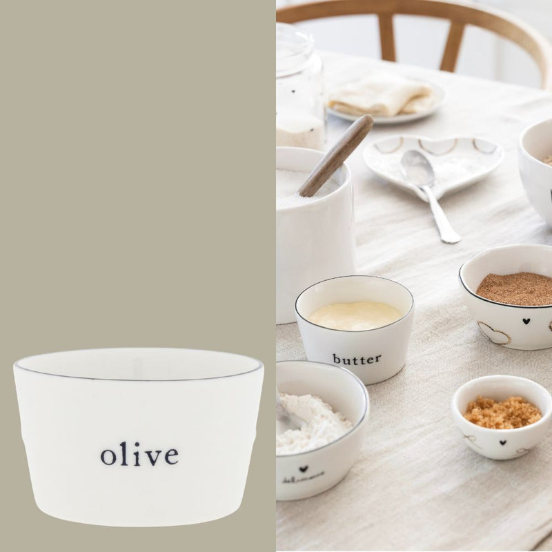 Bastion Collections Schale Olive schwarz klein