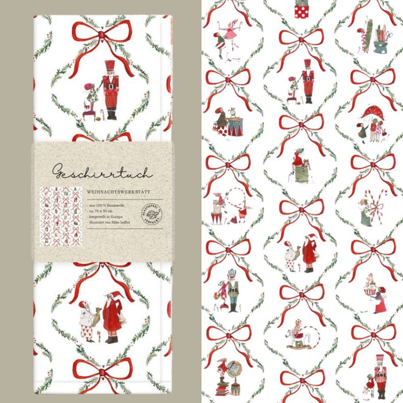 Geschirrtuch Weihnachtswerkstatt