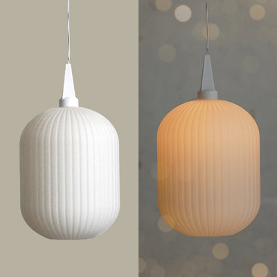 Leuchtschirm Kürbis Wellen mittel