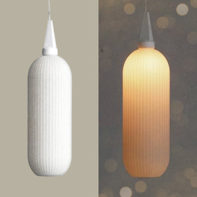 Leuchtschirm Kürbis Wellen lang klein