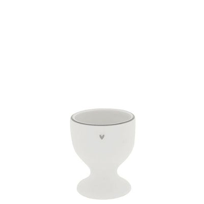 Bastion Collections Eierbecher Herz Grau