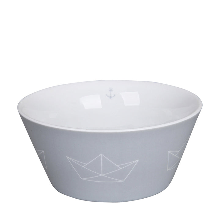 Krasilnikoff Bowl Papierboot Grau