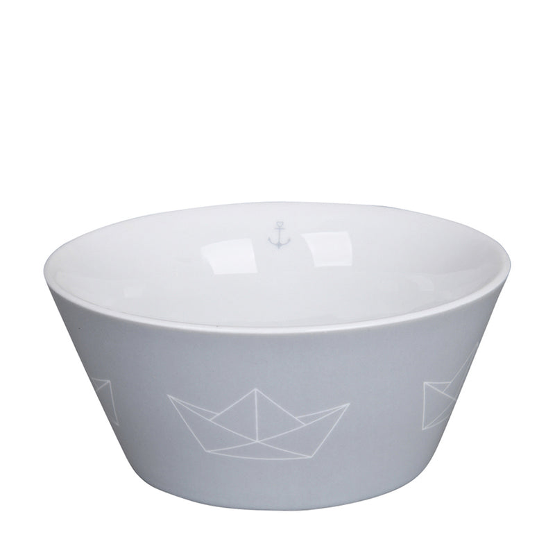 Krasilnikoff Bowl Papierboot Grau