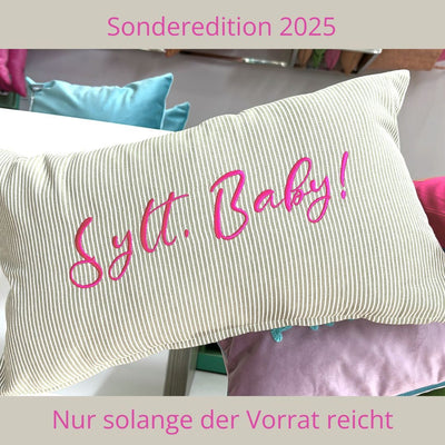 Kissenhülle Sylt Baby! pink