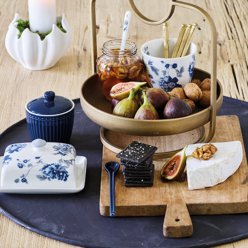 Greengate Zuckerdose Alice Dunkelblau