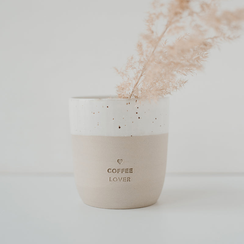 Eulenschnitt Becher Coffee Lover