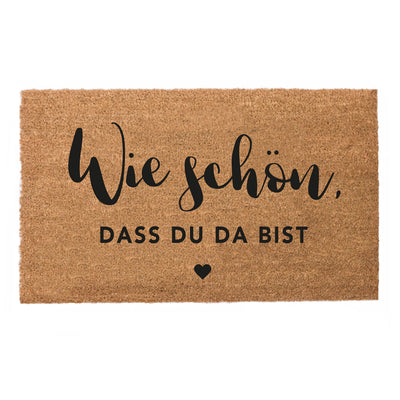 Eulenschnitt Kokos Fußmatte Wie schön